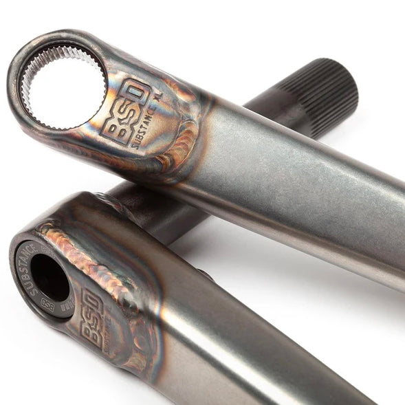 パーツ BSD SUBSTANCE XL V2 CRANK 165mm BSD SUBSTANCE XL V2 CRANK - Heat treated 4130 chromoly BMX
